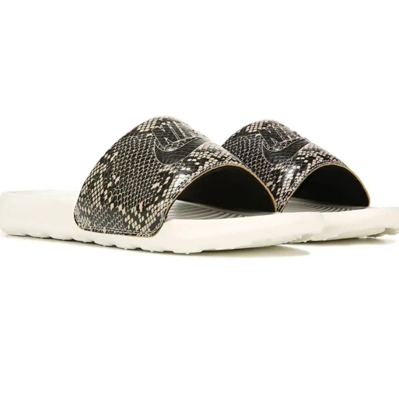 Nike Victori One Slide Print Flip Flops - Picture 1 of 6